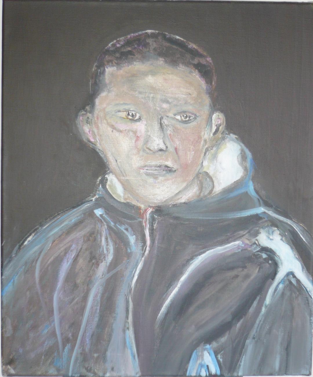 L'Egyptien II (acrylique sur toile,55x46)